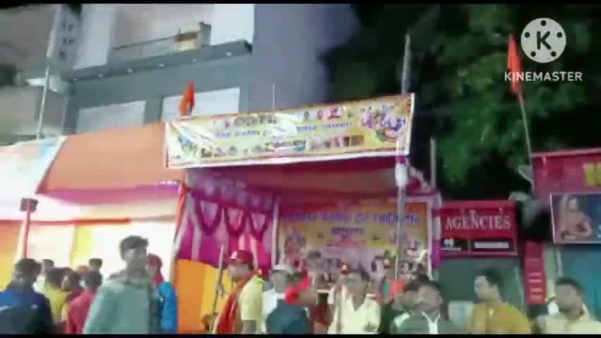 #इंटरनेशनल_रामनवमी हजारीबाग मे पूर्व सैनिकों ने किया राम भक्तों की सेवा।