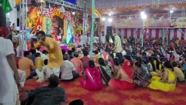 जय श्री श्याम !! जय श्री कृष्णा!! 2 दिवसीय कार्यक्रम के भक्ति में लीन हैं यहां के शहर वासी आप भी लें परम आनंद ! राधें!🙏