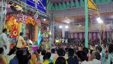 जय श्री श्याम में आये श्री राम, श्री लक्ष्मण और मैया सीता जी आप भी दो दिवसीय प्रभु भक्ति में आकर ले सकते हैं आनंद !! 🙏