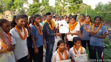 कुर्सेला: साइकिलिंग प्रतियोगिता में कुरसेला के मनीषा ने चार सिल्वर एक कांस्य पदक जीत कर बिहार का नाम किया रोशन