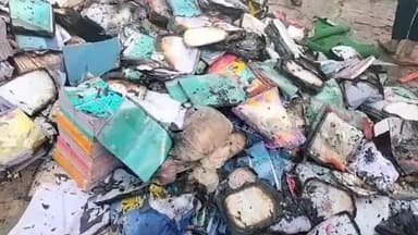 बिहार: गगन दीवान मोहल्ला स्थित पुस्तक के गोदाम में लगाया गया आग आग पर नहीं पाया गया अभी तक काबू