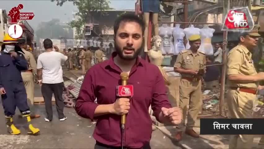 कानपुर उत्तर प्रदेश की सबसे बड़ी होजरी मार्केट में लगी भीषण आग #Kanpur_agnikand