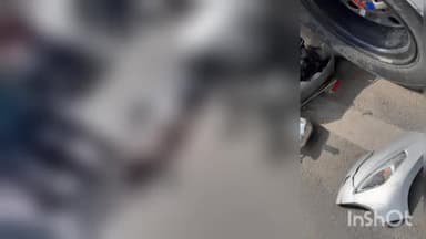 कानपुर: नजीराबाद में टेम्पो ने स्कूटी में मारी टक्कर, स्कूटी सवार युवक और युवती हुए घायल, इलाज जारी