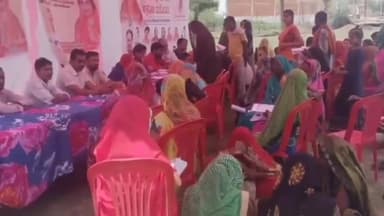 अमानगंज: रविवार को भी अमानगंज तहसील क्षेत्र की दर्जनों ग्राम पंचायत में लगाया गया मुख्यमंत्री लाडली बहना योजना को लेकर शिविर