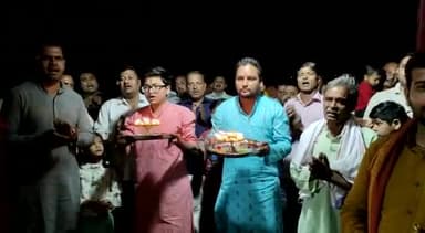 बजरंग सेना नर्मदा खंड द्वारा हर शनिवार को संकट मोचन मंदिर में श्री वीर हनुमान जी की महा आरती हनुमत रूप से जारी है जय हो