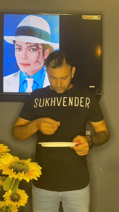 चरखी दादरी: Michael jackson portrait by disposal plate cutting #michaeljackson