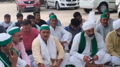 गाज़ियाबाद: भाकियू कार्यकर्ताओं ने मोदीनगर तहसील पर किया प्रदर्शन, बुजुर्ग किसान की मौत पर आरोपियों को सजा दिलाए जाने की मांग की