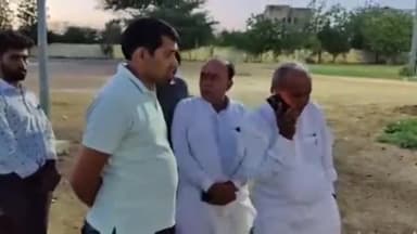 बाड़मेर: विधायक मेवाराम जैन ने सीएम की जनसभा को लेकर आदर्श स्टेडियम में व्यवस्थाओं का लिया जायजा