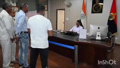 पलवल: एसपी ने अपने कार्यालय में लगाया जनता दरबार, लोगों की सुनी शिकायतें