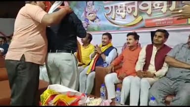 धनौरा: गजरौला अवंतिका पार्क में रामनवमी महोत्सव में पहुंचे जिला पंचायत अध्यक्ष कमेटी के पदाधिकारियों ने किया स्वागत