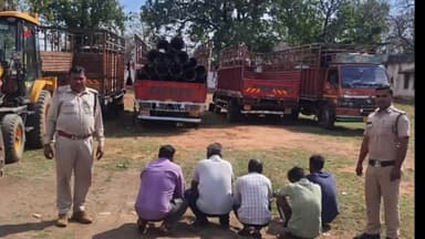 सिंगरौली: नल जल योजना की पाइप चोरी करते हुए 5 आरोपियों को सिंगरावल से लांघाडोल पुलिस ने किया गिरफ्तार