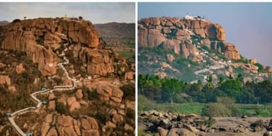 बजरंगबली की पवित्र जन्मस्थली कर्नाटक के हंपी नगर के निकट अनेगोडी  है यहां एक पर्वत है अंजनादि इस जगह सामान्य पर्यटन कम ही आती है श्रद्धालुओं की सहूलियत की खातिर पर्वत पर चढ़ाई के लिए सीढिया बनी हैं कुल 575 सीढ़ियां पर्वत के ऊपर एक छोटे से म