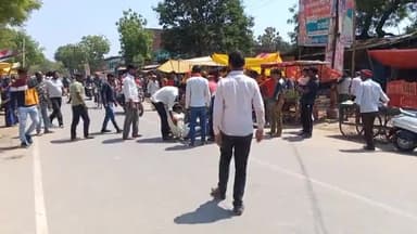 बदलापुर: बदलापुर सब्जी मंडी के पास मार्ग पर अनियंत्रित होकर बाइक सवार युवक गिरकर हुआ घायल।