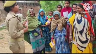 इकौना: नारी सुरक्षा दल ने कस्बा गिलौला व कस्बा इकौना में महिलाओं व बालिकाओं को किया जागरूक