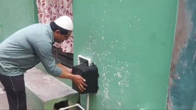 मुरादाबाद: दसवाँ घाट में पानी की पाइप लाइन में लगाए गए स्मार्ट मीटर, अब जितना खर्च पानी उतना ही करना होगा भुगतान