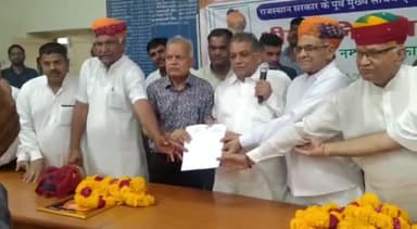 मेड़ता: सीएम सलाहकार निरंजन आर्य का मेड़ता सिटी दौरा, नगरपालिका में अभिनंदन कार्यक्रम हुआ आयोजित