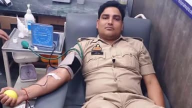 मुरादाबाद: जिले में तीन सिपाहियों ने अलग-अलग अस्पतालों में भर्ती मरीजों को ब्लड देकर बचाई उनकी जान