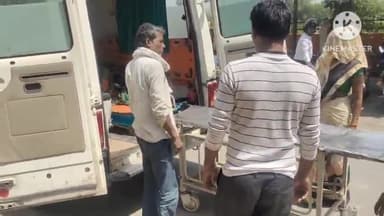 फिरोज़ाबाद: थाना खैरगढ क्षेत्र के नया बांस मार्ग पर वाहन पलटने से एक वृद्धा हुई घायल