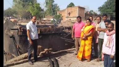 चलकुशा: चलकुसा में मिट्टी के मकान में लगी आग, लाखों रुपये का सामान जलकर हुआ राख