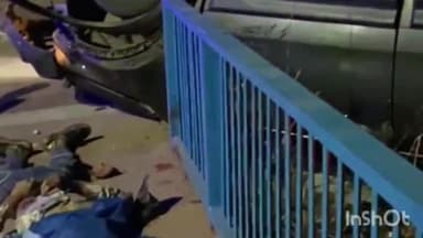 हुज़ूर: खानूगांव चौराहे के पास डिवाइडर से टकराई कार, एक युवक की मौत