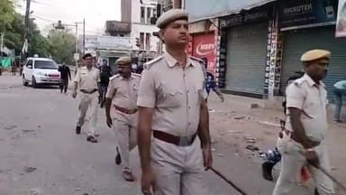 बिहार: भराव पर से निकाला गया फ्लैग मार्च, डीडीसी और सीओ हुए शामिल