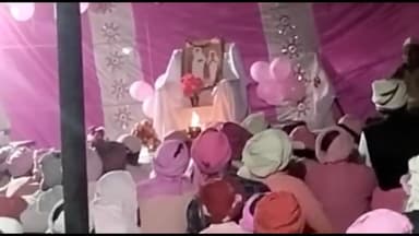 बलरामपुर: ग्राम पंचायत चौधरीडीह चौराहे पर बाबा जयगुरुदेव के अनुयायियों की हुई बैठक