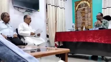 सिवनी: नगर वासियो की समस्या के सम्बंध में कांग्रेस जिला अध्यक्ष राजकुमार खुराना ने नपा कार्यलय पहुंच कर CMO से की चर्चा