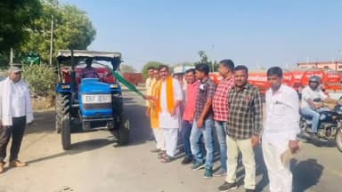 सरई: देवसर विधायक सुभाष राम चरित वर्मा ने बरगवां में चार पानी टैंकरों को हरी झंडी दिखाकर किया रवाना