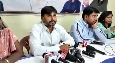 कांके: कांग्रेस भवन रांची में युवा कांग्रेस अध्यक्ष अभिजीत राज ने की प्रेस वार्ता