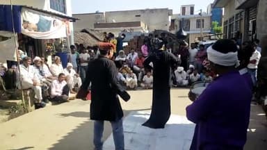 किशनगढ़ बास: गांव नूरनगर में बाबा साहेब अंबेडकर के पद चिन्हों पर चलने को लेकर एक नुक्कड़ नाटक का हुआ आयोजन