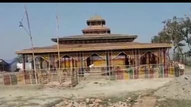 गोरौल: सोंधो अंधारीगाछी हाट चौक पर 10 अप्रैल से आयोजित होने वाले 11 दिवसीय महाविष्णु यज्ञ की तैयारियां पूरी