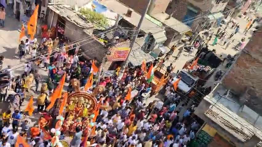 मॉडल टाऊन: ramnavami shobhayatra balaswa dairy#Bajrang dal 🚩🚩