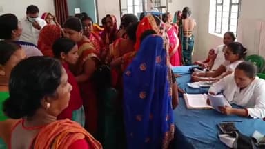 रजौन: नवादा और रजौन स्वास्थ्य केंद्र में 316 गर्भवती महिलाओं की स्वास्थ्य जांच की गई