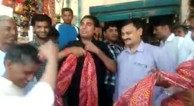 विराटनगर:बहरोड़ विधायक बलजीत यादव ने विराटनगर में 14 सूत्रीय मांगों को लेकर लगाई दौड़ |