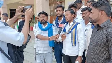 बाबा साहब डॉक्टर भीमराव अंबेडकर जी की जयंती की अनुमति के लिए जिलाधिकारी को सौंपा ज्ञापन