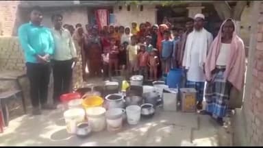 रजौन: खैरा पंचायत के वार्ड-3 में आधा अधूरा जल मीनार बनाकर ठेकेदार हुआ फरार, पानी के लिए लोग हुए परेशान