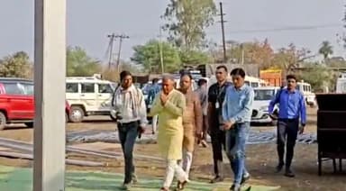 शुजालपुर: ज़िला प्रभारी मंत्री बृजेश सिंह यादव ने सीएम के कार्यक्रम स्थल व शाजापुर ज़िले का किया भ्रमण