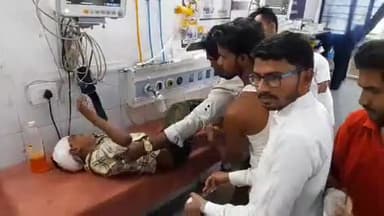 जमुई: पाड़ो मटिया दुर्गा मंदिर के पास बोलेरो ने एक बच्चे को ठोकर मारकर किया घायल, ग्रामीणों ने चालक को पुलिस के हवाले किया