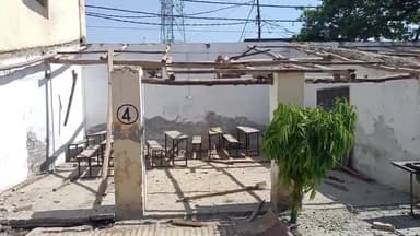 तिलहर: इंटर कॉलेज परिसर में विद्यार्थियों के बैठने के कमरे तोड़े जाने से अध्यापकों और छात्र-छात्राओं में आक्रोश