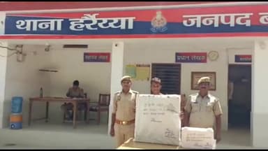 बलरामपुर: नेवलगंज़ मोड़ के पास से पुलिस ने चोरी से संबंधित एक वांछित अभियुक्त को किया गिरफ्तार, चोरी का माल किया बरामद