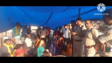 दरभंगा: गांधीनगर करहिया मोड़ पर अनिश्चितकालीन भूख हड़ताल पर बैठे मिथिला स्टूडेंट यूनियन के सदस्य