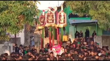 अजमेर: 21 रमज़ान पर तारागढ़ पर मनाया गया हज़रत अली अलैहिस्सलाम की यौम-ए-शहादत का दिन, शिया समुदाय ने मातम कर निकाला ताबूत