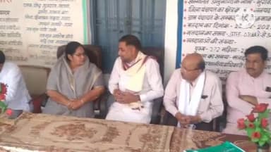 करेली: ग्राम भरवारा में आयोजित साइकिल वितरण कार्यक्रम में सम्मिलित हुए नरसिंहपुर विधायक जालम सिंह पटेल