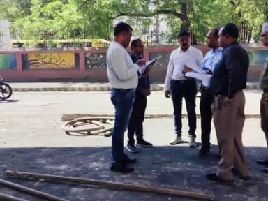 રાજકોટ પૂર્વ: નવનિયુક્ત મ્યુ. કમિશ્નર આનંદ પટેલે કેકેવી ચોક પાસે નવા બનતા ઓવરબ્રિજની કામગીરીની સ્થળ મુલાકાત લીધી