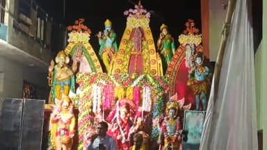 बुलंदशहर: नुमाइश रेलवे क्रॉसिंग स्थित हंस विहार कॉलोनी में विशाल मां भगवती जागरण का हुआ आयोजन