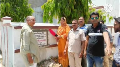 कांके: कृष्णापुरी में पीसीसी पथ निर्माण कार्य का वार्ड पार्षद ने किया शिलान्यास