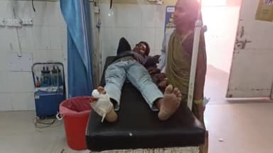 मथुरा: लक्ष्मी नगर तिराहा के समीप बाइक सवार साइकिल सवार से टकराया  फिसली बाइक घायल अस्पताल में भर्ती