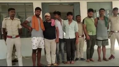 रजौन: रजौन और नवादा पुलिस ने अलग-अलग मामले के 8 आरोपियों को गिरफ्तार कर भेजा बांका जेल
