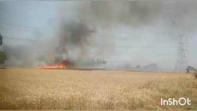 मसौढ़ी: जाहिदपुर गांव में ग्रेहु की फसल में लगी आग, अढ़ाई लाख के फसल जलकर हुआ राख।