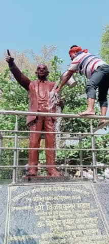 डॉ बाबा साहेब के जयंती अवसर पर अररिया भाजपा द्वारा स्वच्छता पखवाड़ा का आयोजन किया गया है